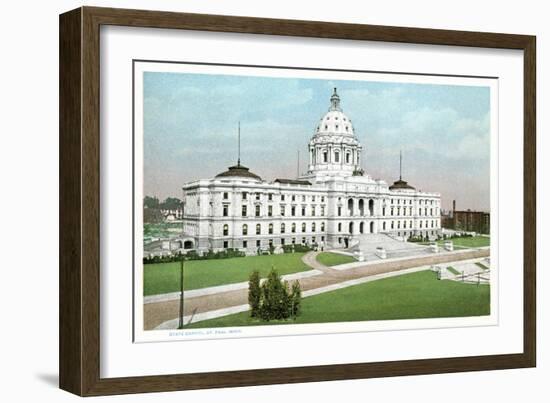 State Capitol, St. Paul, Minnesota-null-Framed Art Print