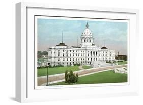 State Capitol, St. Paul, Minnesota-null-Framed Art Print