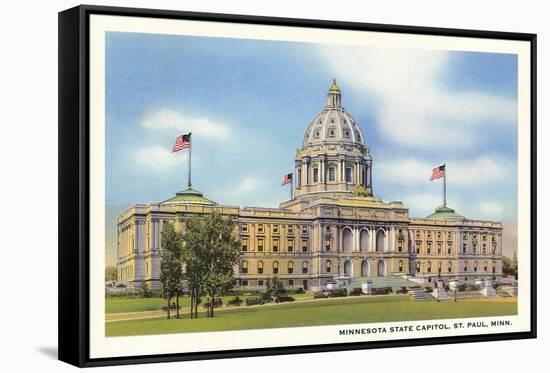 State Capitol, St. Paul, Minnesota-null-Framed Stretched Canvas