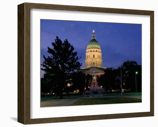 State Capitol, Topeka, USA-null-Framed Photographic Print