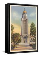 State Capitol Tower, Lincoln, Nebraska-null-Framed Stretched Canvas