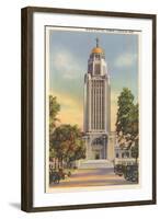 State Capitol Tower, Lincoln, Nebraska-null-Framed Art Print