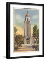 State Capitol Tower, Lincoln, Nebraska-null-Framed Art Print