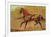 State Carriage Horse-Samuel Sidney-Framed Art Print