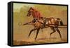 State Carriage Horse-Samuel Sidney-Framed Stretched Canvas