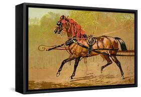 State Carriage Horse-Samuel Sidney-Framed Stretched Canvas