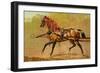 State Carriage Horse-Samuel Sidney-Framed Art Print