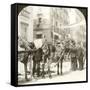 State Coach, Calle Mayor, Madrid-null-Framed Stretched Canvas