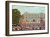 State Coach Leaving Buckingham Palace-Vincent Haddelsey-Framed Giclee Print