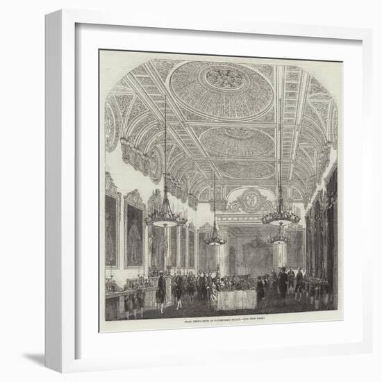 State Dining-Room at Buckingham Palace-null-Framed Giclee Print