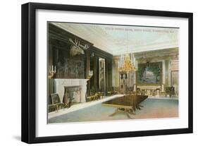 State Dining Room, White House, Washington D.C.-null-Framed Art Print