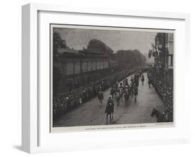 State Entry into Dublin of Earl Cadogan, Lord Lieutenant of Ireland-null-Framed Giclee Print