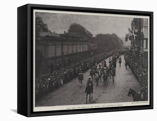 State Entry into Dublin of Earl Cadogan, Lord Lieutenant of Ireland-null-Framed Stretched Canvas