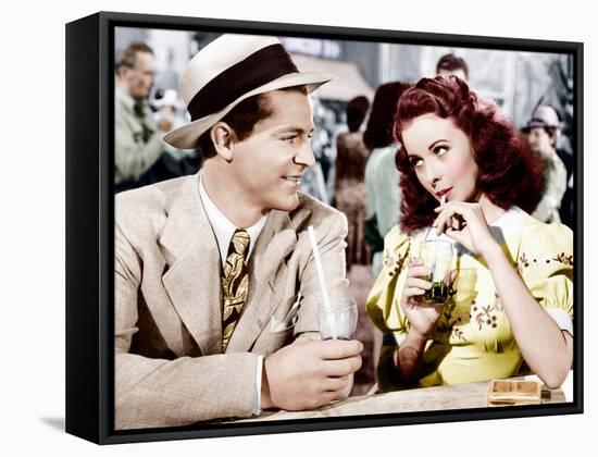 State Fair, Dana Andrews, Jeanne Crain, 1945-null-Framed Stretched Canvas