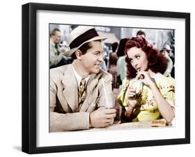 State Fair, Dana Andrews, Jeanne Crain, 1945-null-Framed Photo