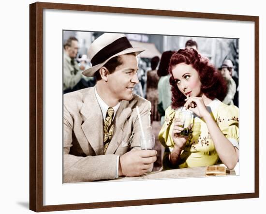 State Fair, Dana Andrews, Jeanne Crain, 1945-null-Framed Photo