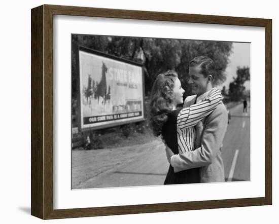 State Fair, Jeanne Crain, Dana Andrews, 1945-null-Framed Photo