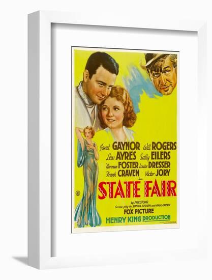 State Fair, Lew Ayres, Janet Ayres, Will Rogers, 1933-null-Framed Photo