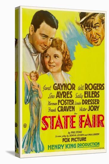State Fair, Lew Ayres, Janet Ayres, Will Rogers, 1933-null-Stretched Canvas