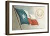 State Flag of Texas-null-Framed Art Print