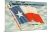 State Flag of Texas-null-Mounted Art Print