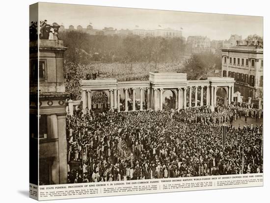 State Funeral of King George V in London-null-Stretched Canvas