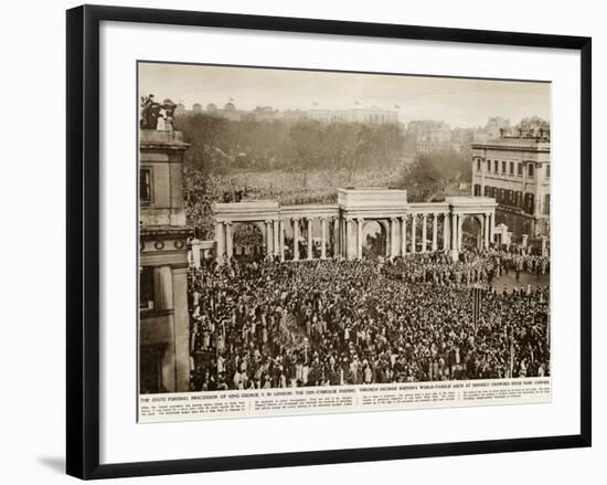 State Funeral of King George V in London-null-Framed Photographic Print