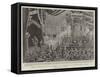 State Funeral of M Pasteur, the Ceremony at Notre Dame, Paris-Henri Lanos-Framed Stretched Canvas