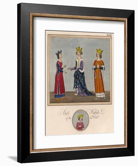 State Habits of C14th-null-Framed Art Print