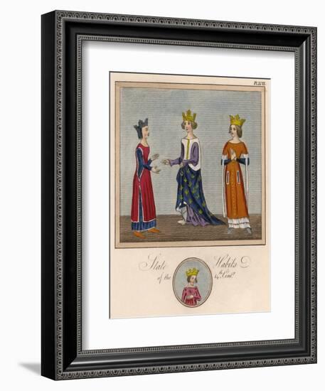 State Habits of C14th-null-Framed Art Print