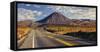 State Highway Number 1, Mount Ngauruhoe, Tongariro National Park, Manawatu-Manganui, North Island-Rainer Mirau-Framed Stretched Canvas