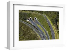 State Highway One at Johnstone's Hill Tunnels, North Auckland, North Island, New Zealand-David Wall-Framed Photographic Print