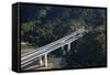 State Highway One at Waiwera Viaduct and Johnstone's Hill Tunnels, North Auckland, New Zealand-David Wall-Framed Stretched Canvas