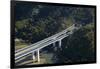 State Highway One at Waiwera Viaduct and Johnstone's Hill Tunnels, North Auckland, New Zealand-David Wall-Framed Photographic Print