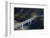 State Highway One at Waiwera Viaduct and Johnstone's Hill Tunnels, North Auckland, New Zealand-David Wall-Framed Photographic Print