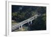 State Highway One at Waiwera Viaduct and Johnstone's Hill Tunnels, North Auckland, New Zealand-David Wall-Framed Photographic Print