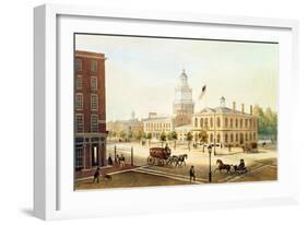 State House, Philadelphia-Augustus Kollner-Framed Giclee Print