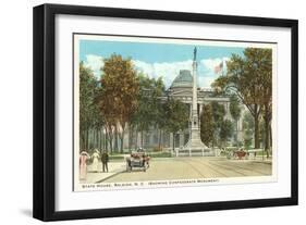 State House, Raleigh, North Carolina-null-Framed Art Print