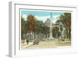 State House, Raleigh, North Carolina-null-Framed Art Print