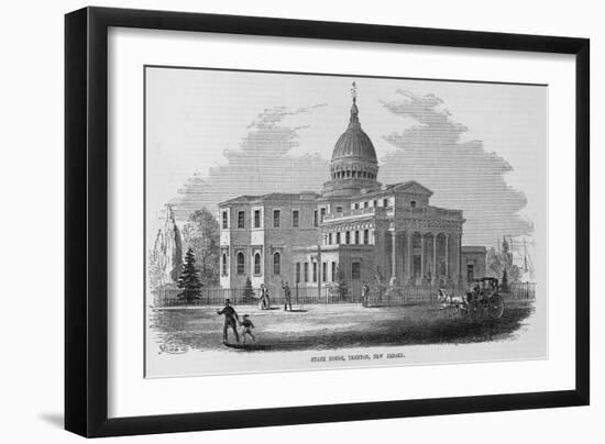 State House, Trenton, New Jersey.-null-Framed Giclee Print