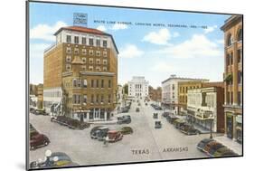 State Line Avenue, Texarkana-null-Mounted Art Print