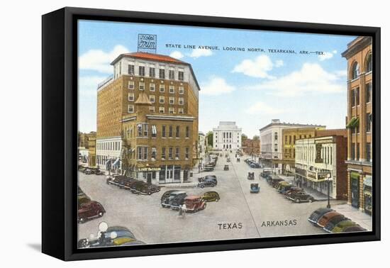 State Line Avenue, Texarkana-null-Framed Stretched Canvas