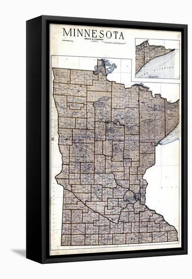 State, Minnesota, United States, 1929-null-Framed Stretched Canvas