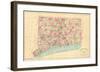 State of Connecticut, c.1893-null-Framed Art Print