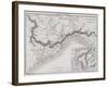 State of Genoa and Nice County, from the French Atlas Military France, 1838-null-Framed Giclee Print