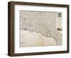 State of Genoa - Eastern Liguria Region, Map by George Louis Le Rouge, Paris-null-Framed Giclee Print