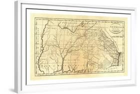 State of Georgia, c.1795-Mathew Carey-Framed Art Print