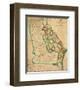 State of Georgia, c.1827-Robert Desilver-Framed Art Print