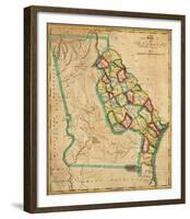 State of Georgia, c.1827-Robert Desilver-Framed Art Print