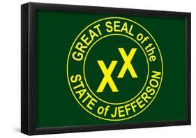 State of Jefferson Official Flag Print Poster-null-Framed Poster